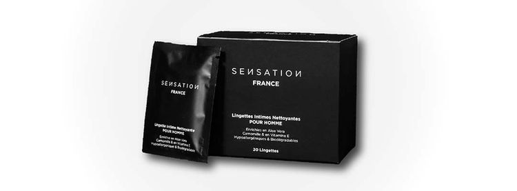 Lingette intime nettoyante pour homme